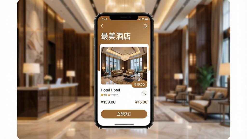 ���壺�����Ƶ�APP����չʾ���ֻ���Ļ��ʾ�Ƶ�Ԥ��ҳ�棬����Ϊ�߶˾Ƶ���á����֣��ֻ����У���Ļ���������ɱ棬�������ס��Ű棺�����࣬ͻ��APP���ơ������Ƶꡱ����������ִ���Լ��������Ⱦ��ϸ�ڣ���Ļ���оƵ�ͼƬ���۸��ǩ�͡�����Ԥ������ť������ɫ����ů�����ʣ�8K���壬�ɾ����޶���Ԫ�ء�