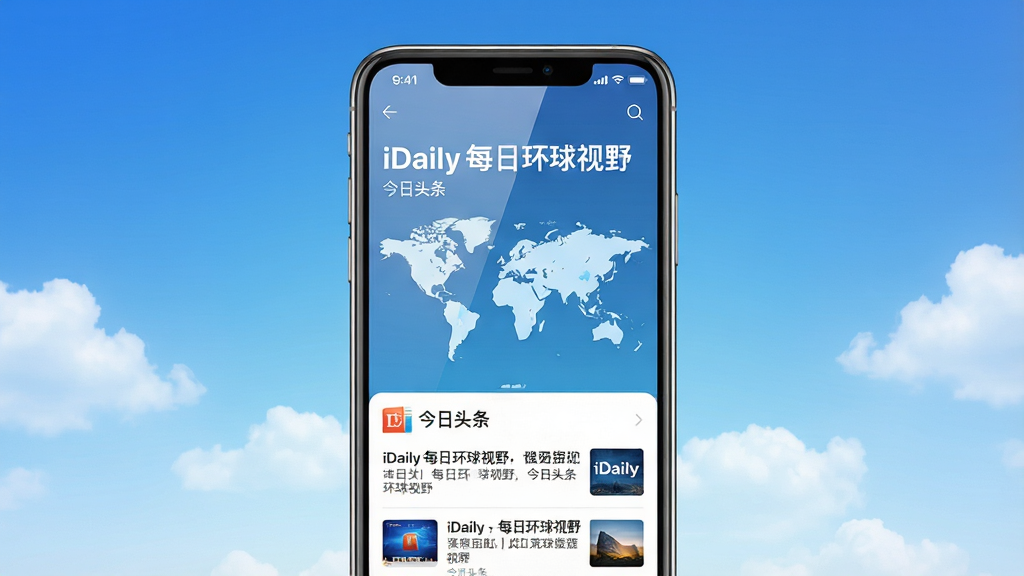 ���壺һ��������Ļ�������ֻ�����Ļ����ʾiDailyӦ�ý��棬��������һ�������ͼ�����ű��⡣���֣��ֻ����У���Ļ����ǰ��������Ϊ�������ɫ�������ơ��Ű棺�ֻ���Ļ�ϵ����������ɼ�������Ϊ��iDailyÿ�ջ�����Ұ�����·��С�����ͷ��������������ִ���Լ���������ȣ�ɫ�����ޡ�ϸ�ڣ���Ļ�����΢���Ĺ��󣬱�Ե��ϸ��Ľ����ʸС����ʣ�8K�����壬�ɾ����޶���Ԫ�ء�