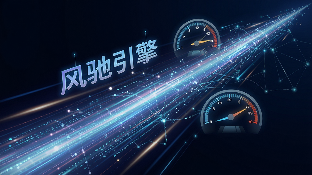 主体:抽象化的速度线条与网络数据流交织, 布局:动感光轨从左下角延伸至右上角, 排版:对角线构图, 风格:未来科技感插画, 细节:光轨旁悬浮着