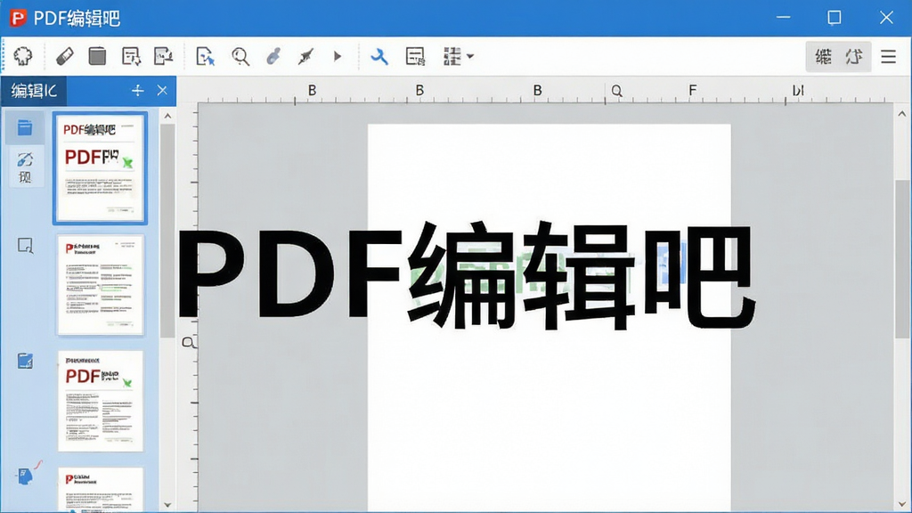 һ��չʾPDF�༭������������ĸ����ͼ�����������������ҳ������ͼ���༭�������������ִ���ɫ��������Ϊ����ͻ���������ơ�PDF�༭�ɡ������沼������������ͼ���������룬�����������ɾ��޶���Ԫ�ء�
