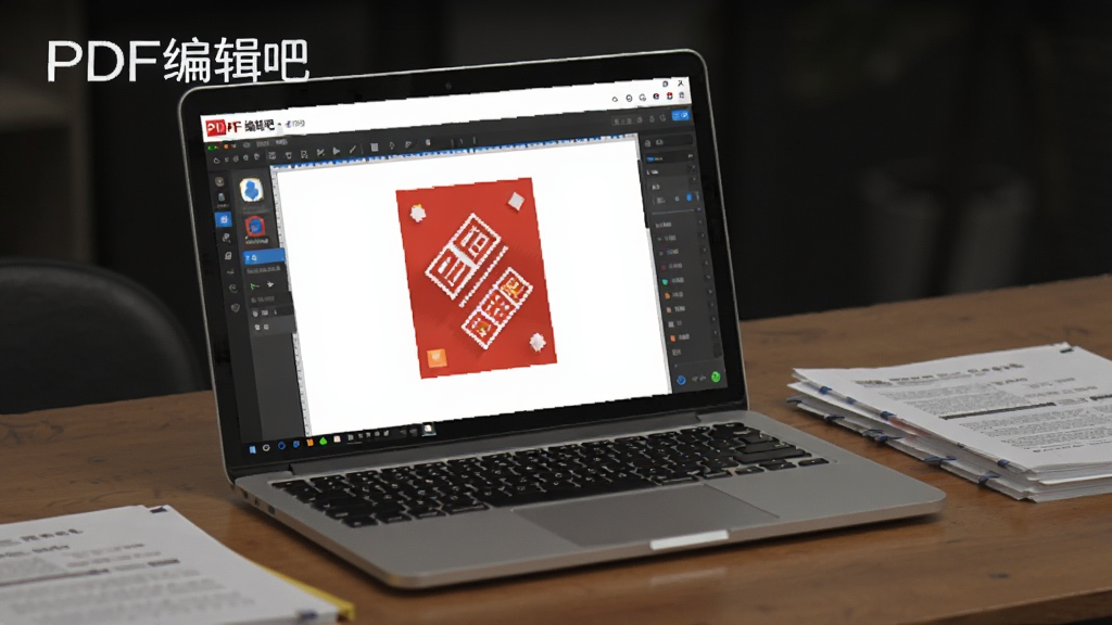 һ��չʾPDF�༭���ڵ��������е�ʹ�ó���ͼƬ��������һ̨�ʼǱ�������Ļ��ʾPDF�༭�ɵı༭���棬�����Ϸ���һЩ�ļ��������Χרҵ��ͻ����PDF�༭�ɡ�Ʒ�ƣ����ʸɾ���