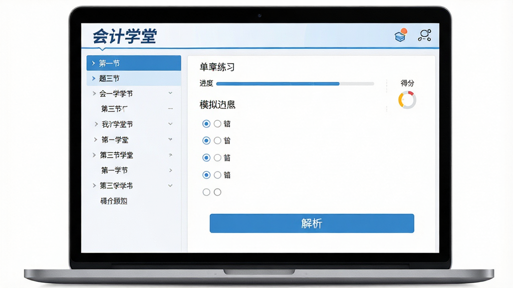 ����չʾ���ѧ�û�ƴ�ҵģ�⿼���������棬����Ϊ�ʼǱ�������Ļ��ʾ�����ϰҳ�棬������½��б����Ҳ�Ϊ��ѡ����棬��Ļ�Ϸ��С����ѧ�á�Ʒ�Ʊ�ʶ�����岼����������������������������ɫ��ϸ�ڰ������������÷�ͳ�ơ�������ť�������������ɾ��޶���Ԫ�ء�