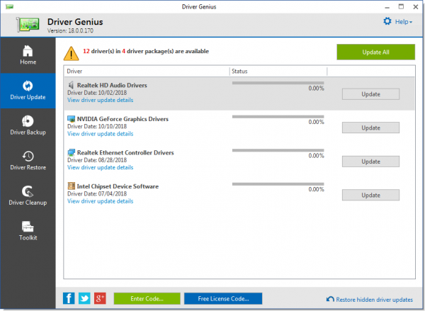 Driver Genius Professional 安卓版 驱动管理工具截图