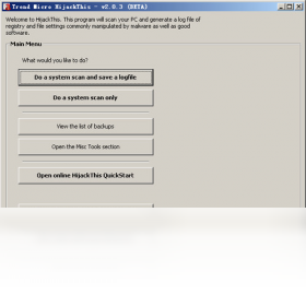 ��ҳ��ܿ��ǣ�HijackThis��2.0.2 ������޸�����