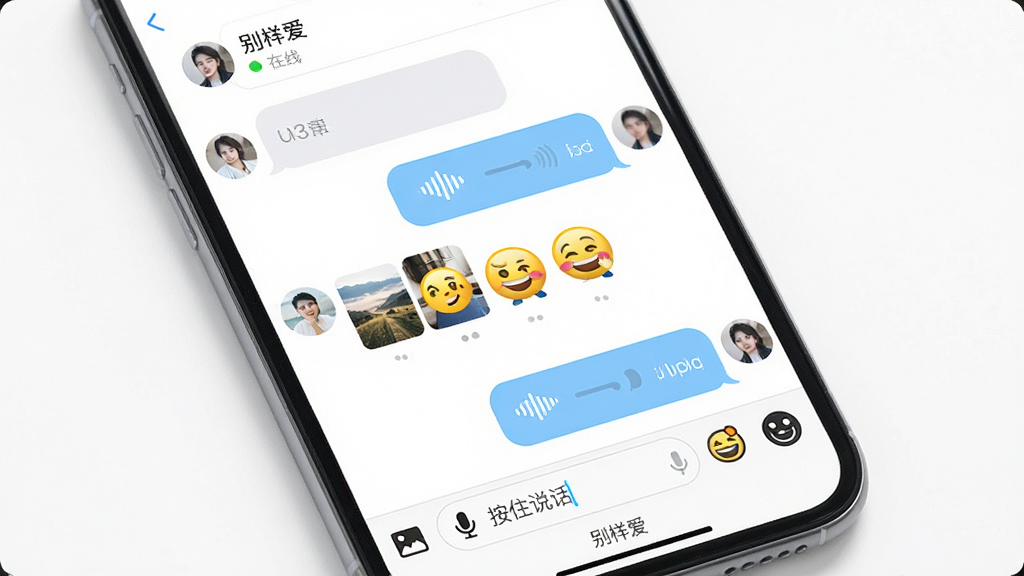 主体:手机屏幕展示