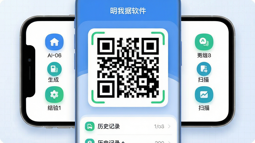 ���壺�����ά�������������棬�ֻ���Ļ��ʾ��ά��������ɨ�蹦��ģ�飻���֣������ߴ��ά��ͼ��������Գ����й���ͼ�꣬�·�����ʷ��¼�б����Ű棺���������ͼ���·������ֱ�ǩ����񣺱�ƽ����ƣ���ɫ��Ϊ���״��䣬��׺��ɫ��ϸ�ڣ�����Բ�󣬹�Ӱ��ͣ���ά��ͼ��������ɨ�������е����������������ʣ�������Ⱦ���ɾ��޶���Ԫ��