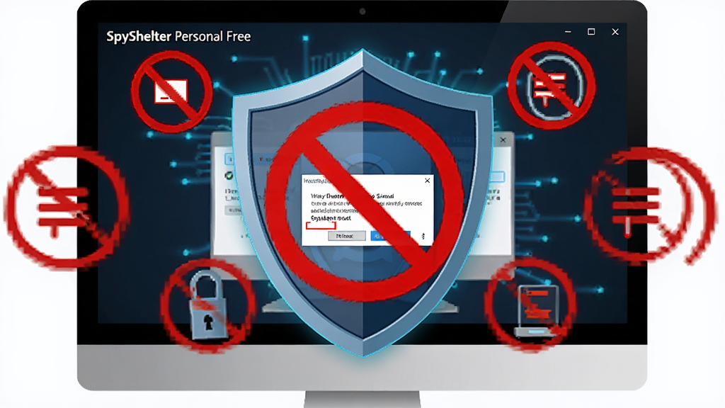 ����ΪSpyShelter Personal Free��Ļ��ͼ��������Ԥ��������Ϊ������Ļ�����Ƹ��ǣ���Χ�н�ֹ��ͼ���ţ��Ű���Ŀ�����Ƽ��У�ϸ���������ص��������ʸ��壬�ɾ��޶���Ԫ�ء�