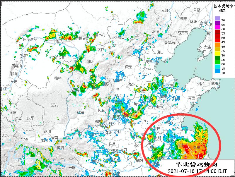 降水趋势天气预报 雷达回波图 降雨量分布解读