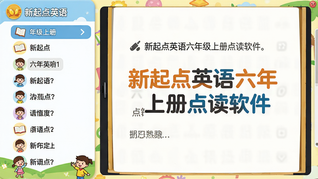ͼƬչʾ�����Ӣ�����꼶�ϲ��������������棬���Ϊ�α�Ŀ¼�б����Ҳ�Ϊ���ĵ������������Ŀλ����ʾ�������ơ������Ӣ�����꼶�ϲ��������������岼��������ɫ��������ͣ����ÿ�ͨ���廭��׺���߷ֱ��ʣ����ʸɾ����޶���Ԫ��