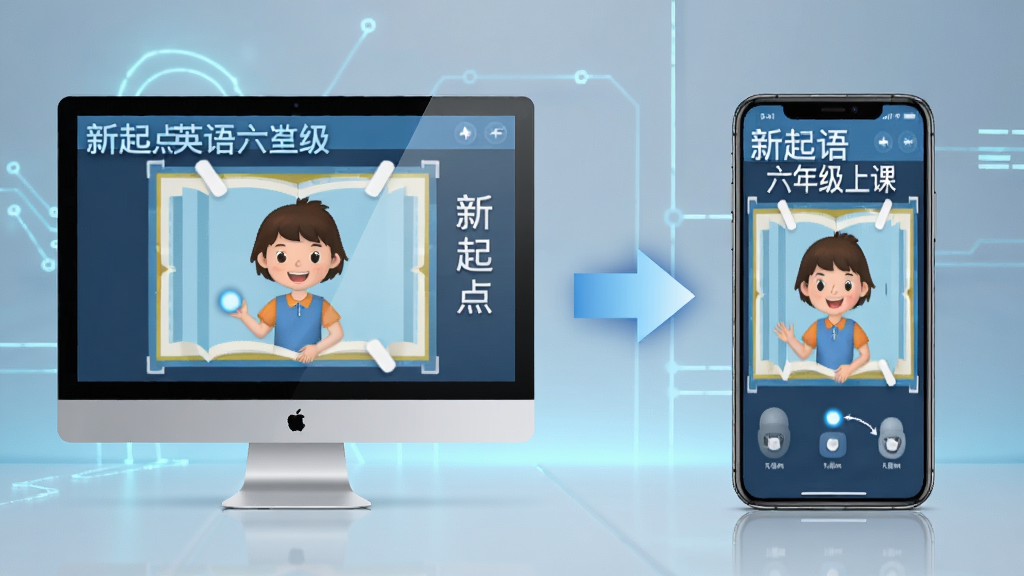 չʾ�����Ӣ�����꼶�ϲ��������ڵ��Ժ��ֻ��ϵ�ʹ�ó����Ա�ͼ�����Ϊ������Ļ��ʾ������棬�Ҳ�Ϊ�ֻ������������棬�м��ü�ͷ���ӣ�������࣬�Ƽ��з�񣬻����������޶���Ԫ��