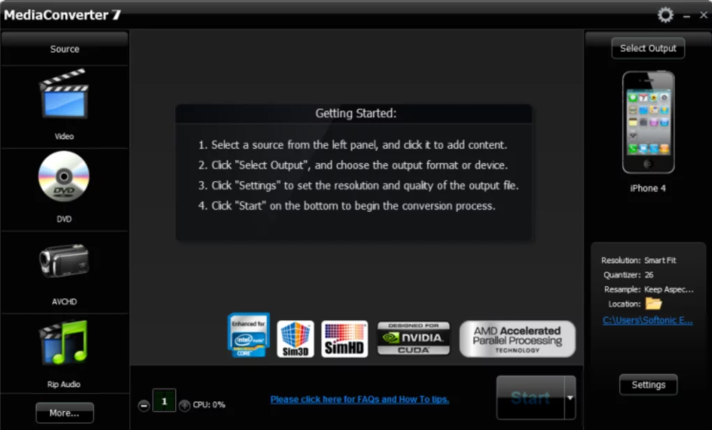 arcsoft mediaconverter 安卓版 使用教程