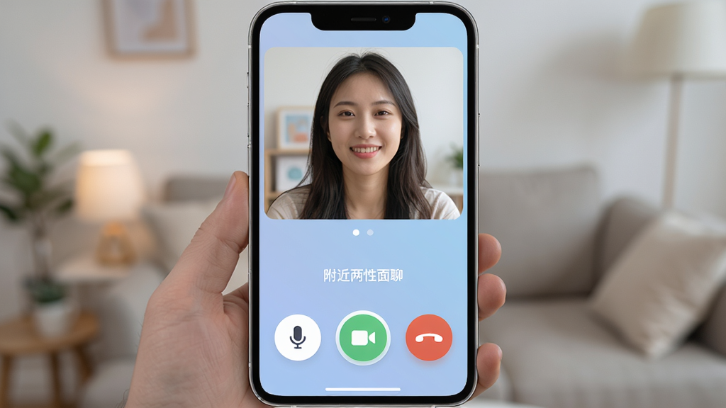 ����������������Ƶͨ�����棬��Ļ����Ϊ�������������Ϸ�Ϊ�Է���Ƶ���棬�·�Ϊ����������ť��������˷硢����ͷ���Ҷϵȣ��������Բ�󣬰�ť����������ִ���ɫ����ͣ�ϸ�ڷḻ�����ʸ��壬�ɾ��޶���Ԫ�أ�ͼƬ������Ϊ