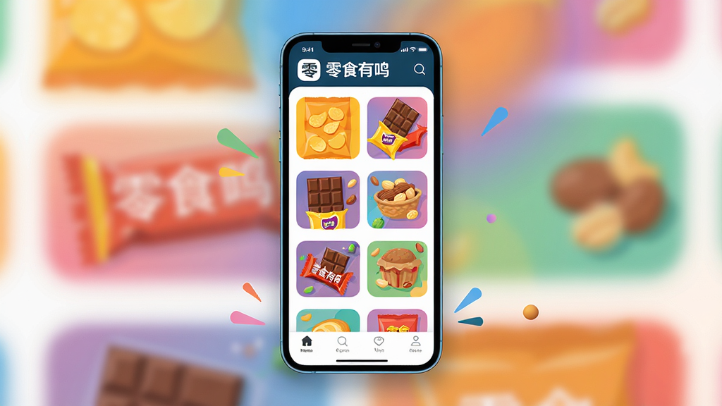��������Ϊһ����Ϊ����ʳ���������ֻ�APP���棬�����ڳ��������Ľ���ɫ�������룬��Ļ��չʾ��������Ŀ����ʳ��Ʒ�ٲ���������Ƭ���ɿ���������ȡ����ֲ��þ��й�ͼ������UI����ִ���࣬��Ʒ��ƬԲ��ɫ���������졣������Ϊ��ƽ���廭�磬ϸ�ڷḻ�����ʸ��壬�ɾ��޶���Ԫ�أ�ͻ������ʳ������Ʒ��LOGO�롰��ʳ���������֡�