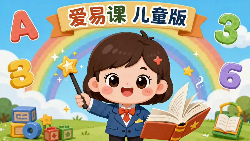 ��������Ϊһ���ɰ���ͨС��ʦ������Χ������ĸ�����֡���ľ��ѧϰԪ�أ�����Ϊ��������µĲʺ����̲ݵأ����ֲ������Ĺ�ͼ��С��ʦλ�ڻ������룬���ܵ�׺��ɫͼ�ꣻ�Ű���ã�Ԫ�ش������£����֡����׿� ��ͯ�桱���ڶ��������������Ϊ������ƽ����ͨ�廭��ɫ��������ů��ϸ�ڰ���С��ʦ�ֳ�ħ�������鱾��ҳ��̬����������Ч�������ʸ��塢�ɾ��޶������