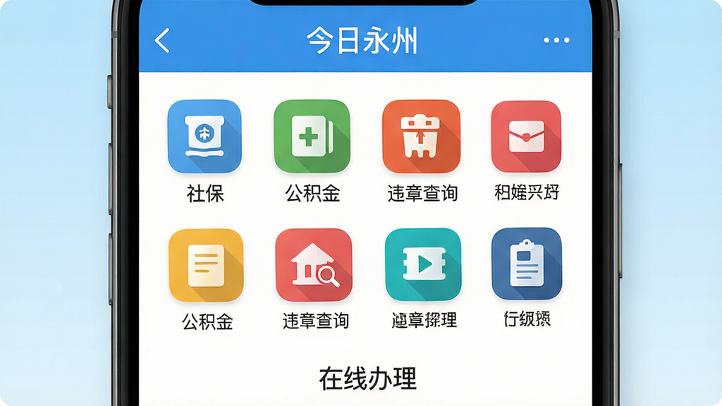 ���壺�����ֻ���Ļ��д��������ʾ���������ݡ�APP����������飬�����������籣��������Υ�²�ѯ�Ȳ�ɫͼ�ꡣ���֣��ֻ���Ļ������������Ĵ�벿�֣�����Ϊ�ɾ���ǳ��ɫ���䡣�Ű棺����ͼ���������У��·��С����߰��������������UI��Ʒ�񣬱�ƽ����ɫ�����졣ϸ�ڣ�ÿһ��ͼ�궼�����ɱ棬�����࣬��������Ϣ�����ʣ����壬ɫ��׼ȷ���ɾ���