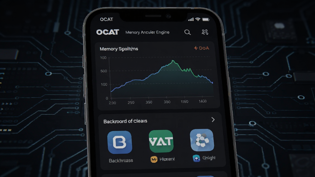 OCAT�ڴ����������棬��ʾ�ڴ�ռ�������ߺͿ������ĺ�̨Ӧ�ã�����Ϊ��ɫ�Ƽ��з������Ϊ�ֻ���Ļ��ϸ�ڷḻ