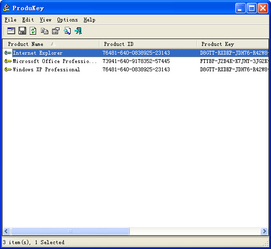 ProduKey1.97 ��Կ�鿴����
