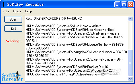 SoftKey Revealer��Կ�鿴��1.0.0 ��Կ�ָ�����