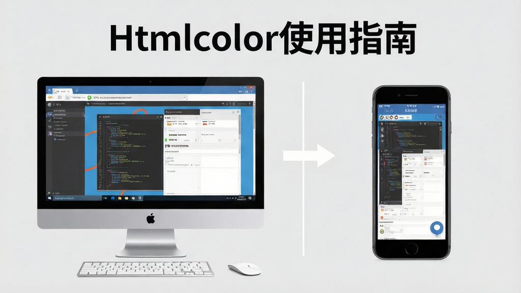 Htmlcolorʹ�ý̳�ʾ��ͼ��չʾ���Զ˺��ֻ��˲�������Աȣ����Ϊ���Խ��棬�Ҳ�Ϊ�ֻ����棬����Ϊǳ��ɫ�������������ɾ���������ֱ�ע