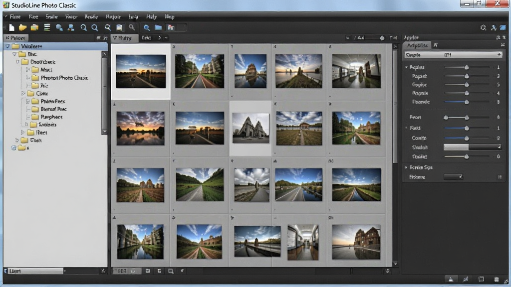 һ��չʾStudioLine Photo Classic����������Ŀ�����ͼ��������ļ�������ͼ���м�����Ƭ����Ԥ�������Ҳ������Ե�����壬���沼��������ɫ��רҵ���������ɫ�������ʸɾ����޶���Ԫ��
