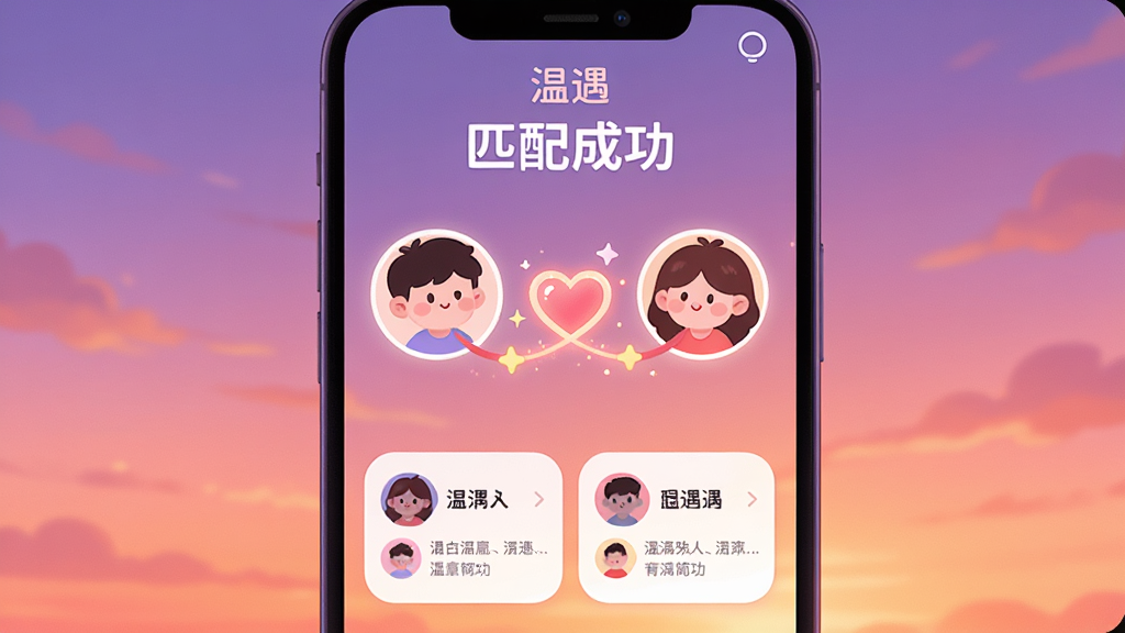 主体:手机屏幕上展示