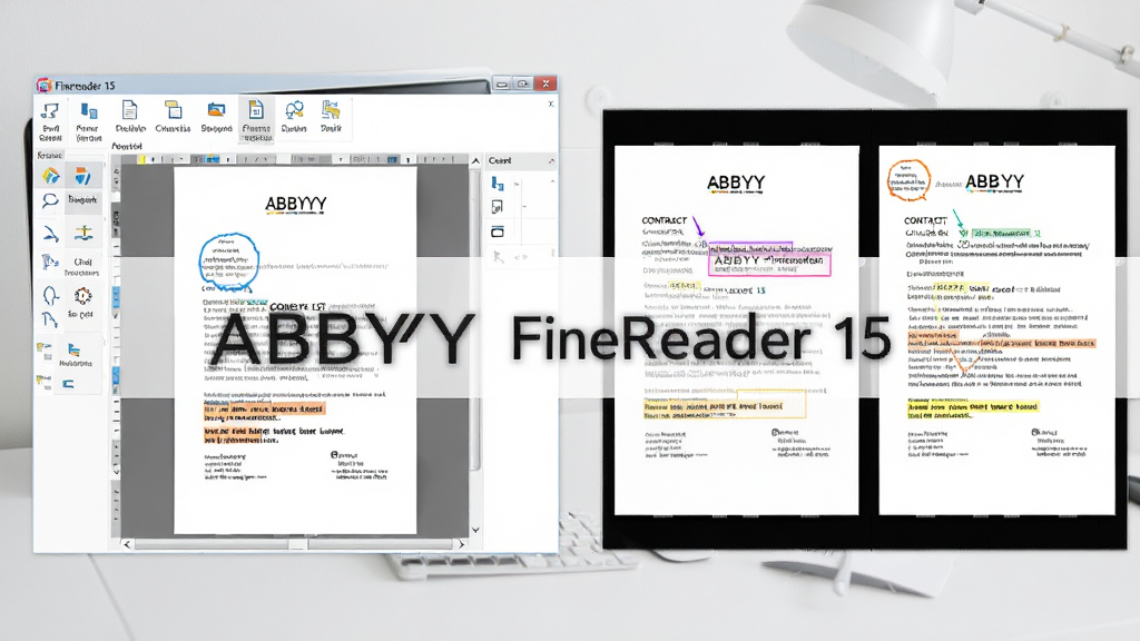 ���壺ABBYY FineReader 15 �����������ĵ�ת�����������֣����Ϊ���������ڣ��Ҳ�Ϊɨ���ĵ���ʶ���ı��Ա�չʾ���м�����Ŀ�ġ�ABBYY FineReader 15���������Ű棺��������������ͼ���������룬����Ϊ�ɾ���ǳ��ɫ�칫���档����ִ������Լ�磬ɫ�����졣ϸ�ڣ�������ʾʶ��������ԭ�ĵĶ�Ӧ��ϵ����������һ��ɨ��ĺ�ͬ�ĵ����ڱ�ת�������ʣ����壬�ɾ����޶���Ԫ�ء�