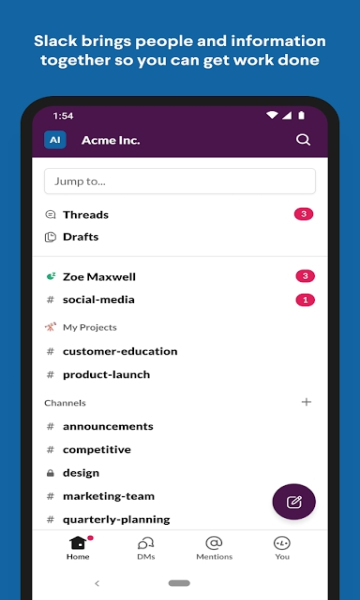 Slack 安卓版 使用教程