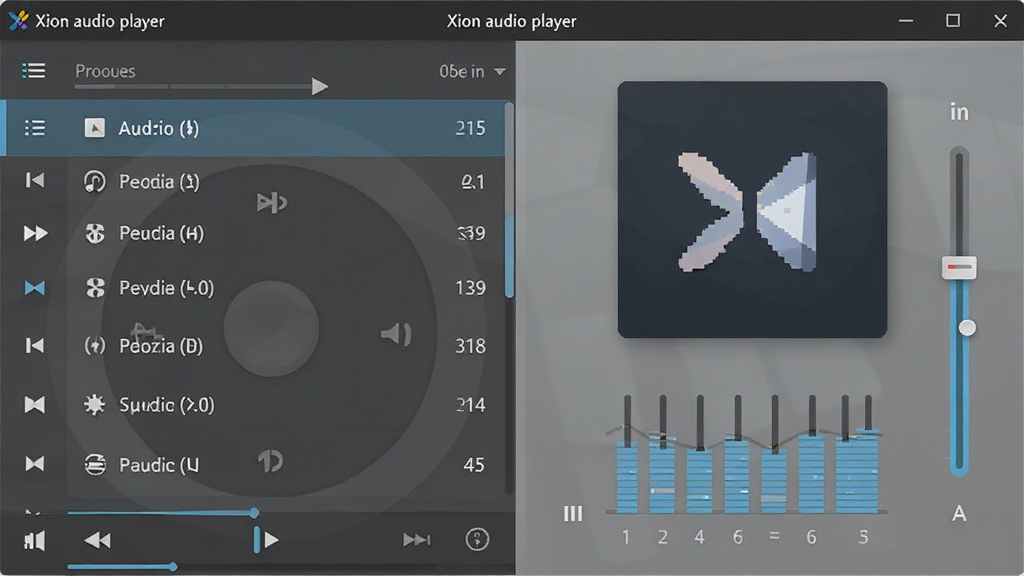 ���壺Xion audio player�������棬���֣����Ϊ�����б����Ҳ�Ϊ��������������Ű棺�������������ִ���ƽ����ϸ�ڣ���ʾ��Xion audio player�����⣬���ʣ����壬�ɾ����޶���Ԫ��