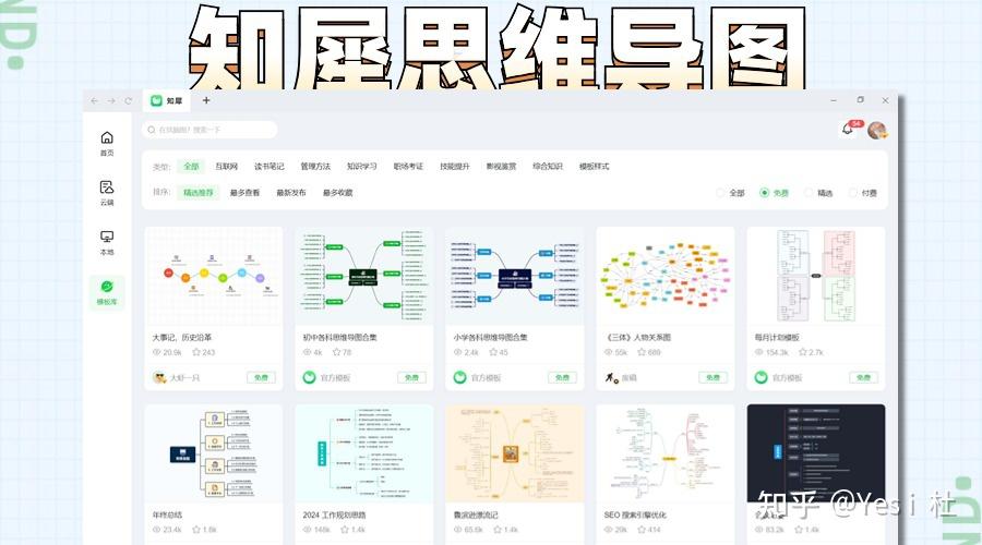 知犀思维导图界面布局和基本功能操作