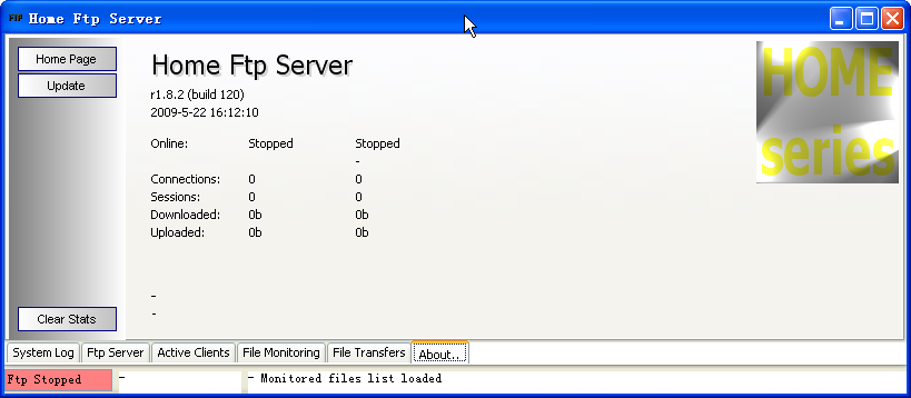 Home FTP Server���°� ������FTP�����������
