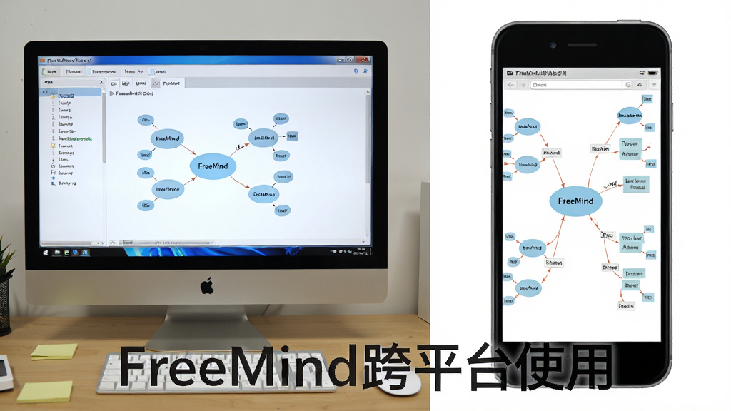 չʾFreeMind��Windows���ֻ��ϵ�ʹ�öԱȳ��������Ϊ���Զ˱༭���棬�Ҳ�Ϊ�ֻ��鿴��ͼ��ʾ��ͼ��ͻ����ƽ̨���ԣ��������࣬���дʵ�������������޶���Ԫ�أ�ͼƬ���ֱ�ע��FreeMind��ƽ̨ʹ�á�