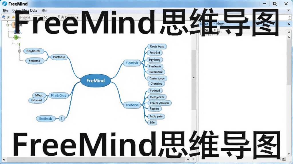 ��������չʾFreeMind���������棬���Ϊ˼ά��ͼ�ڵ������Ҳ�Ϊ�༭��壬���岼�����������ü���������ɫ������ɾ��޶���Ԫ�أ����ʸ��壬ͻ��������רҵ���������ԣ�ͼƬ���ֱ�ע��FreeMind˼ά��ͼ��