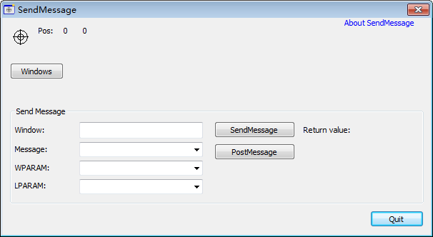VSL LanToucher Network Messeng 消息发送界面截图