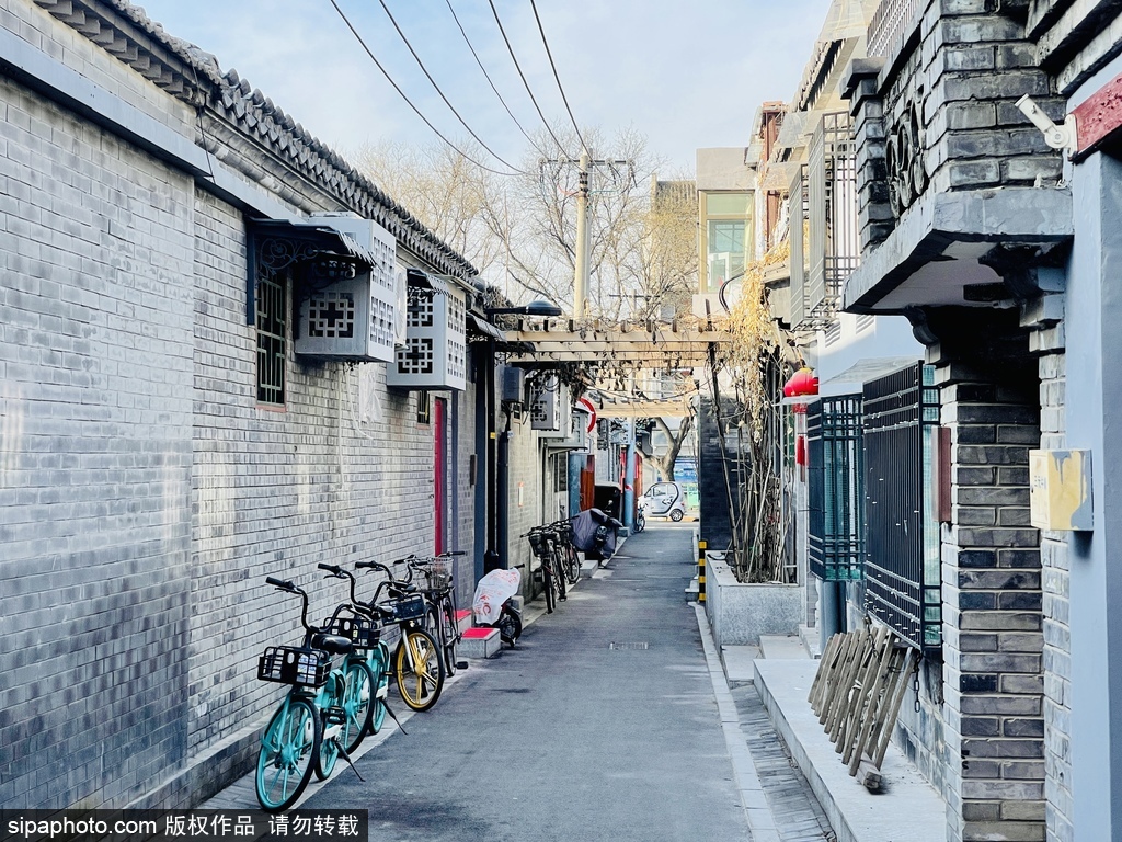 老北京街巷胡同citywalk小众拍照路线 胡同光影