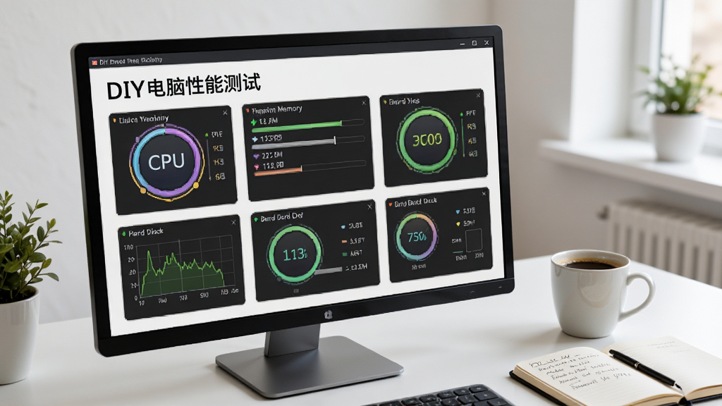 一个整洁的电脑桌面上运行着
