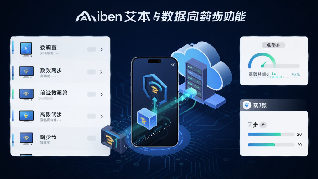 һ��չʾAiben������������ͬ�����ܵ�ͼƬ����������Ϊ�ֻ����ƶ˷�����֮��������ݴ����ʾ�⶯������Χ�������豸�б���ͬ������ָʾ������Ϊ����ɫ�Ƽ����ͻ�����ݰ�ȫ���Чͬ�������⣬���ʸɾ�������
