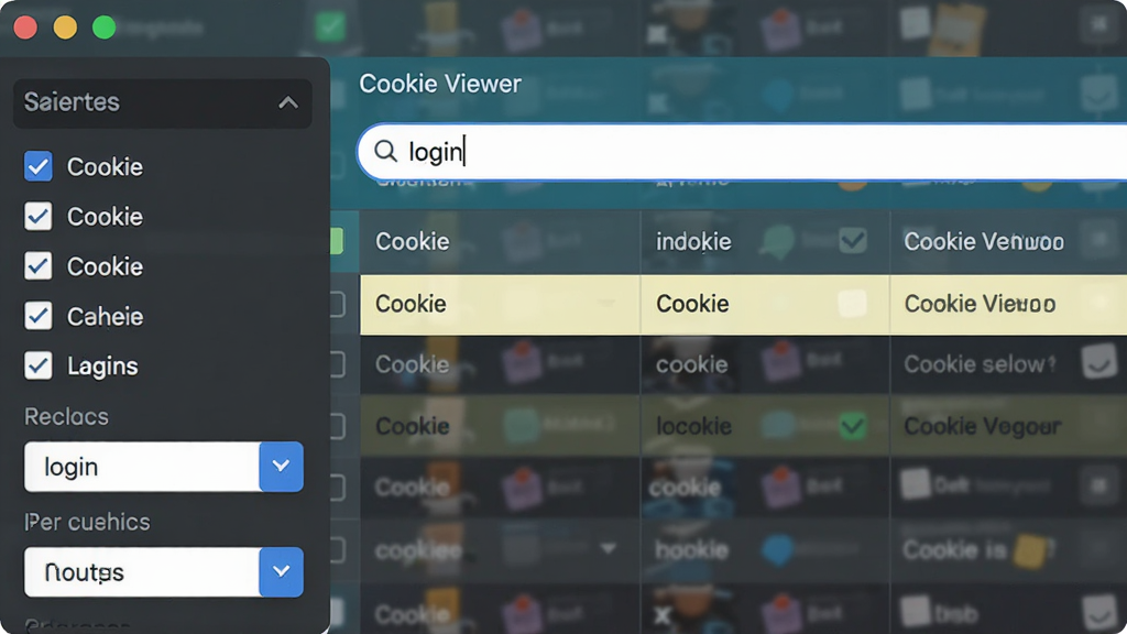 ����չʾCookie Viewer���������ܣ�������������