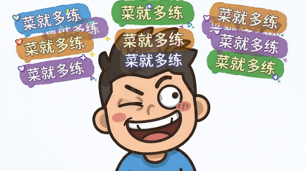 ��Ϸʧ�ܽ���չʾ����ͨ��ɫ�������ų�Ц���飬��Ļ�Ϸ�Ʈ��������ɫ��Ļ���֣�����Ϊ