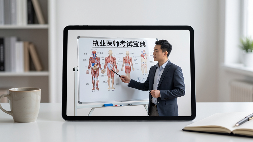 画面主体为平板电脑横屏播放