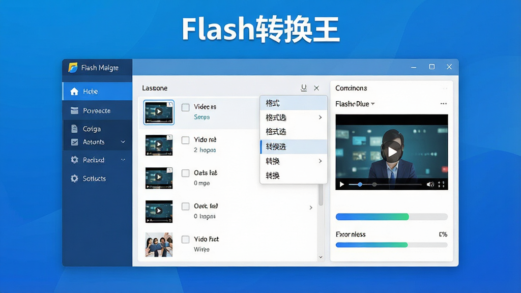 主体:软件主界面展示,标题文字