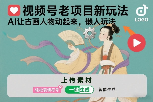 画中人 特效软件 AI 古画动起来 制作教程 玩法