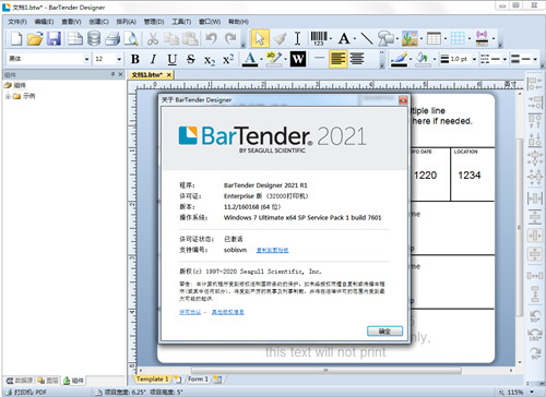 BarTender2022 �����ǩ��ӡ����