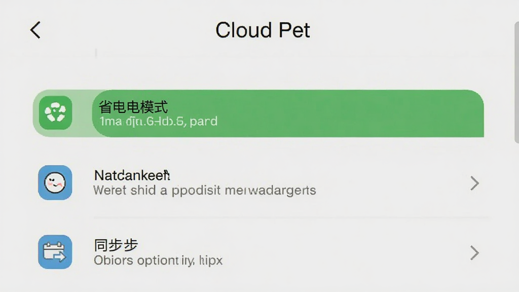 Cloud Pet���ý���չʾ������ʡ��ģʽ��֪ͨȨ�ޡ�ͬ��ѡ�����Ϊǳ��ɫ�������࣬ͼ�����������ʸɾ����޶���Ԫ��