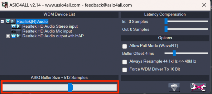 Audio Stream Input Output缓冲区大小设置优化