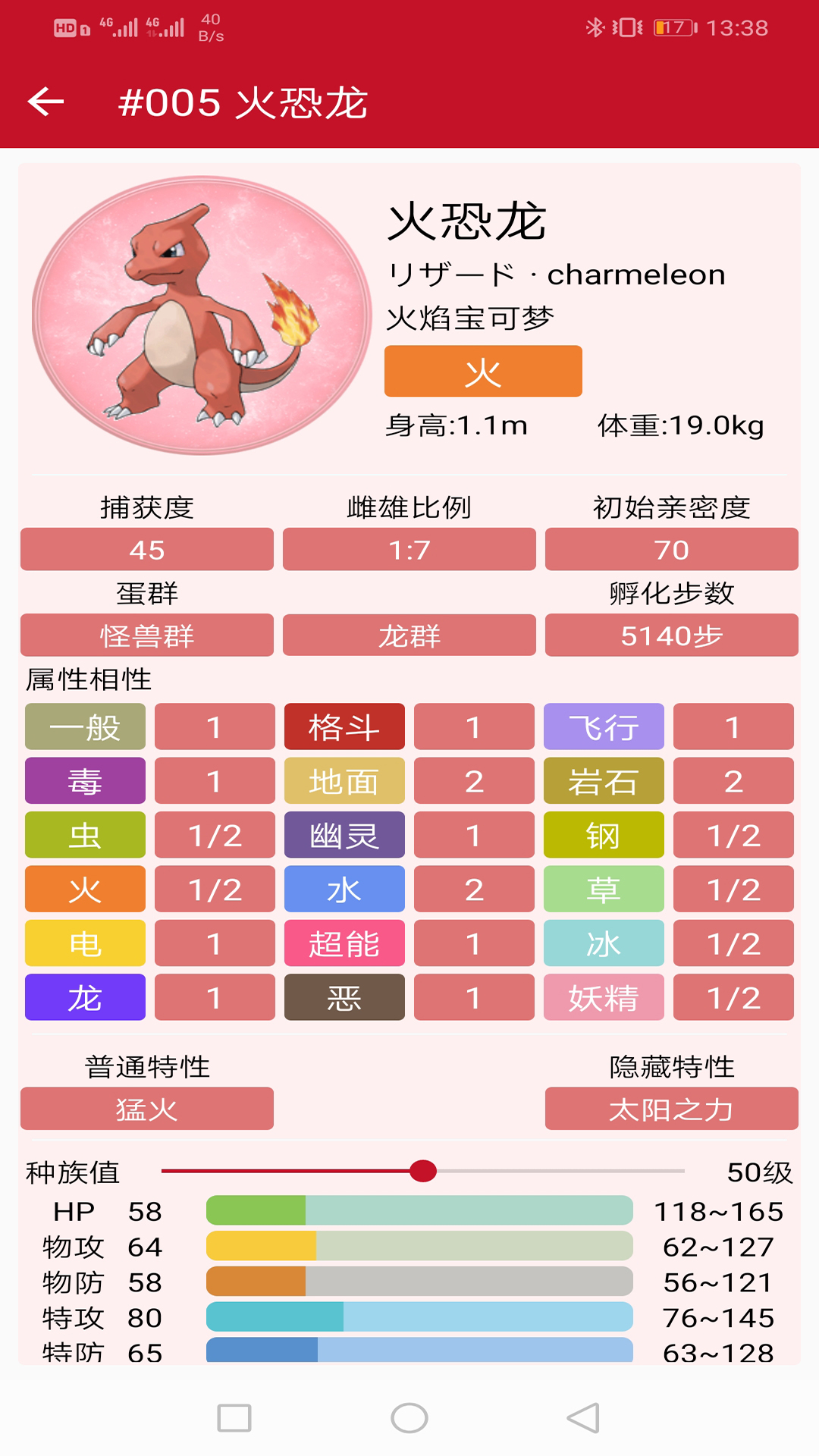 口袋妖怪的世界 安卓版 游戏角色图鉴
