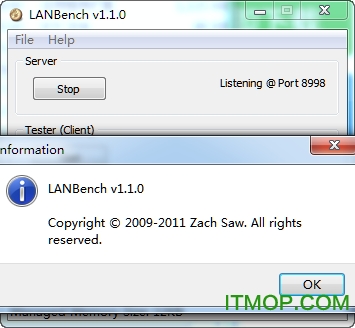 LANBench 使用教程 截图