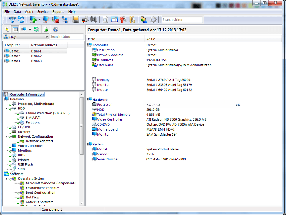 DEKSI Network Inventory9.5.1 �����ʲ�ɨ�����