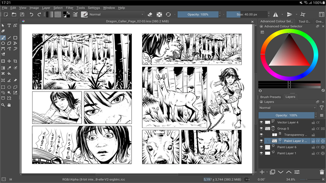 Krita5.2.2 רҵ���ֻ滭