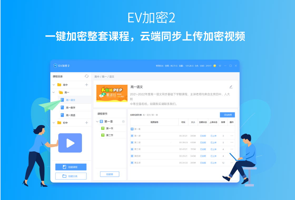 EV加密2安卓版授权管理界面截图