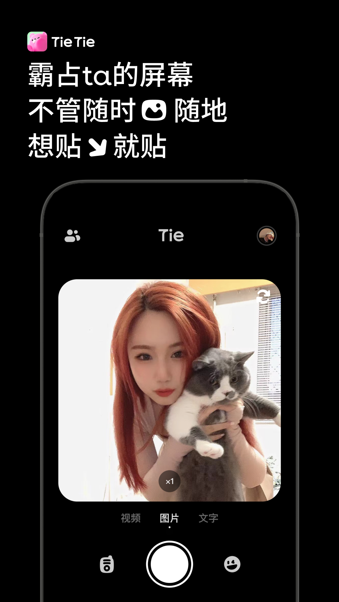 贴贴TieTie 安卓版 崽崽装扮操作界面
